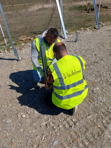 Solar park construction site 8