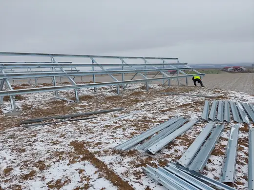 Solar park construction site 35