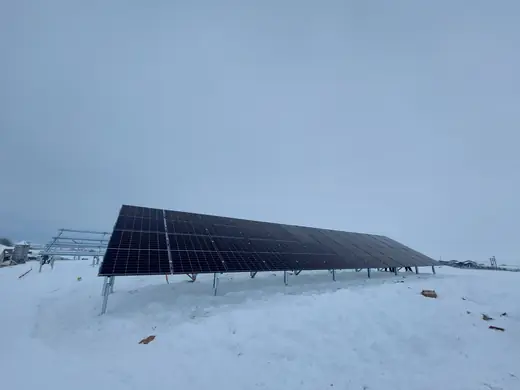 Solar park construction site 40