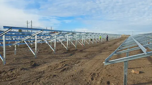 Solar park construction site 52